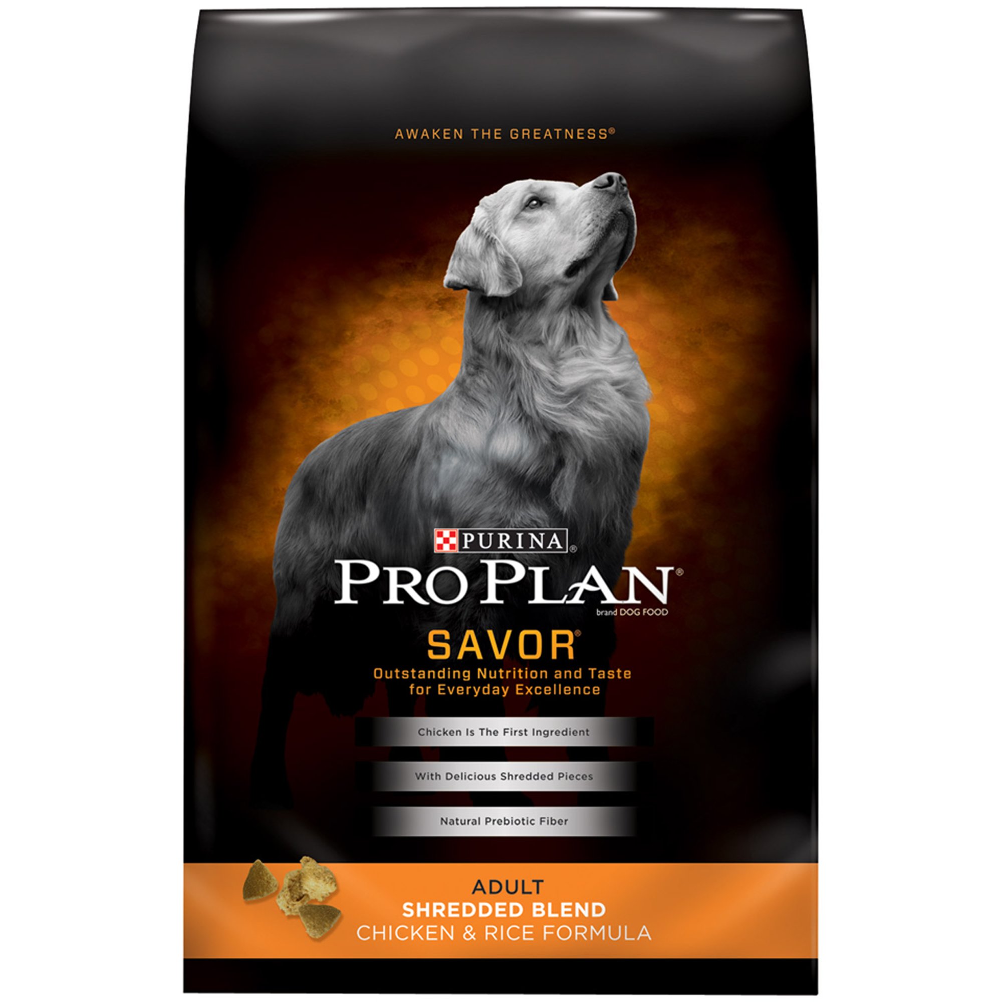 Pro Plan Savor Shredded Blend Chicken & Rice Dog Food, 47 lbs.